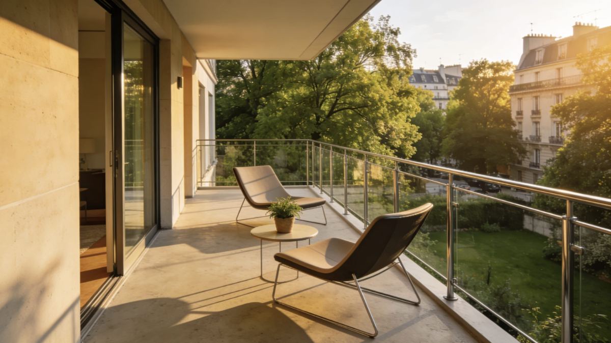 Appartement 3 pièces familial neuf à Fontenay-sous-Bois — résidence Le 61, ambiance non contractuelle
